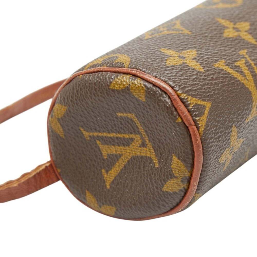 Louis Vuitton Monogram Papillon Handbag with Pouch, Brown Leather, Women's LO... - Picture 5 of 8